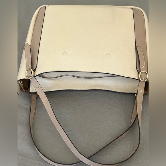 COACH Alana Color Block Pebble Leather Tote Bag - Picture 8 of 16